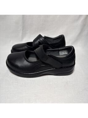 Propét Women's Golda Black Mary Jane Flats Shoes 7.5 (XX) 4E Wide NWOB